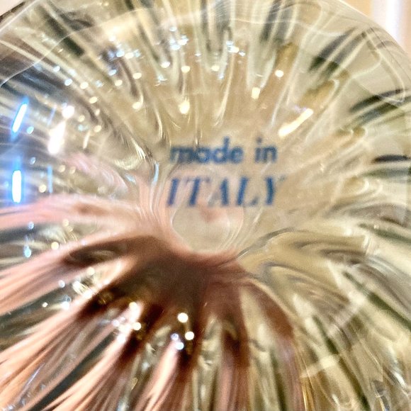 Italian Green Glass Vase - Picture 6 of 6